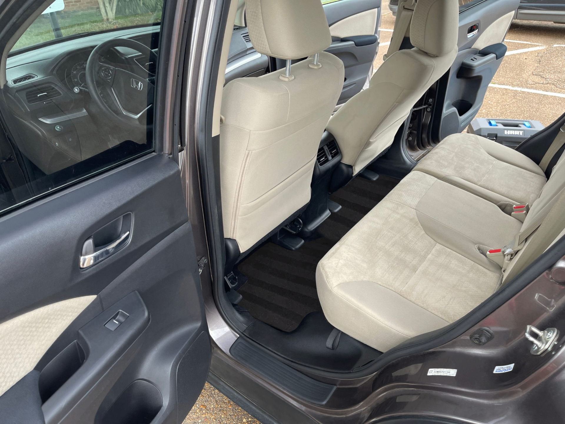 Same Honda interior after Hutchins detail — fully reset
